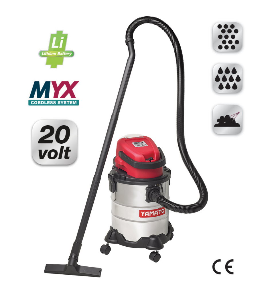 Idroaspiratrice per solidi e liquidi a batteria - Litio CV 20/20L